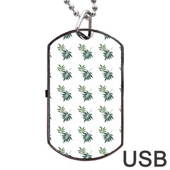 Tropical Dog Tag Usb Flash (one Side) by Sparkle