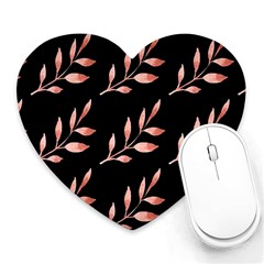 Spring Leafs Heart Mousepads by Sparkle