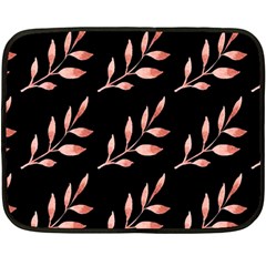 Spring Leafs Double Sided Fleece Blanket (mini)  by Sparkle