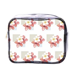 Floral Mini Toiletries Bag (one Side) by Sparkle