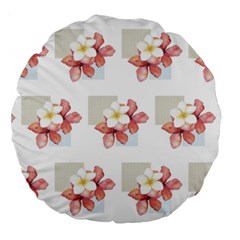 Floral Large 18  Premium Round Cushions by Sparkle