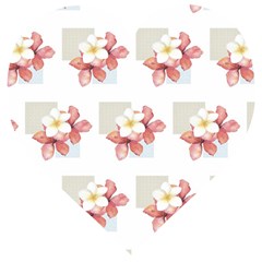 Floral Wooden Puzzle Heart by Sparkle