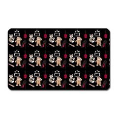 Cat Pattern Magnet (rectangular) by Sparkle