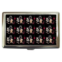 Cat Pattern Cigarette Money Case by Sparkle