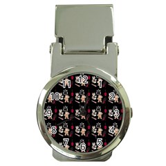 Cat Pattern Money Clip Watches by Sparkle