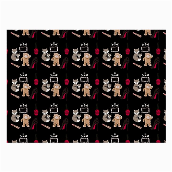 Cat Pattern Large Glasses Cloth