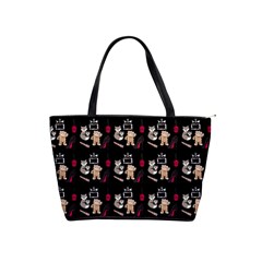 Cat Pattern Classic Shoulder Handbag by Sparkle