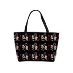 Cat Pattern Classic Shoulder Handbag Front