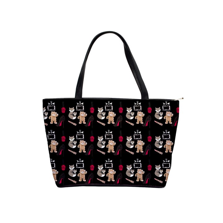 Cat Pattern Classic Shoulder Handbag