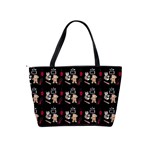 Cat Pattern Classic Shoulder Handbag Back