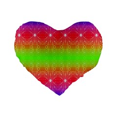 Angelic Pride Standard 16  Premium Heart Shape Cushions by Thespacecampers