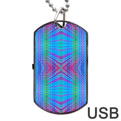 Beam Me Up Dog Tag Usb Flash (two Sides) by Thespacecampers