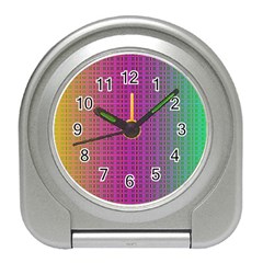 Bismuth Flow Travel Alarm Clock by Thespacecampers