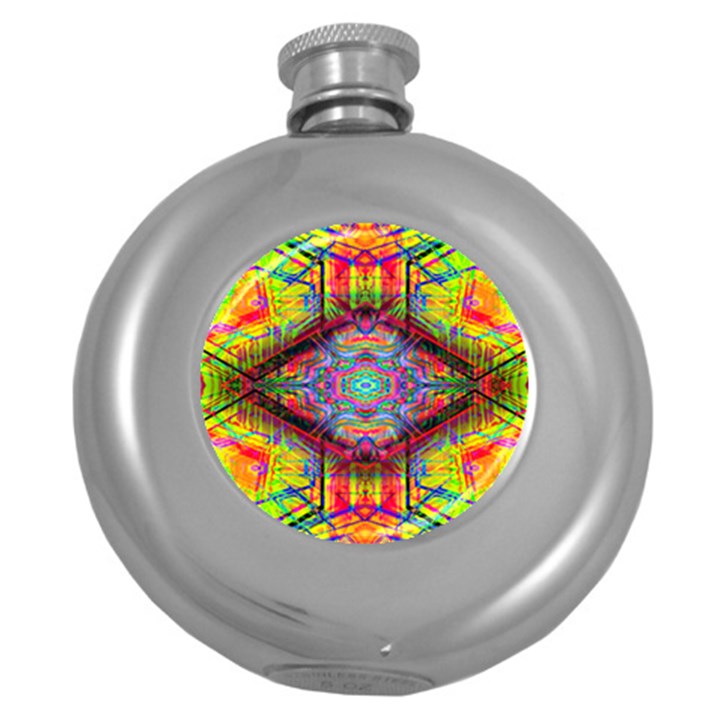 Blast Off Round Hip Flask (5 oz)