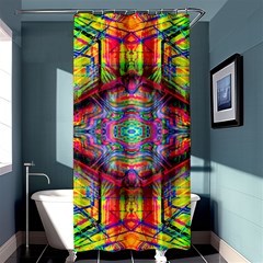 Blast Off Shower Curtain 36  X 72  (stall)  by Thespacecampers