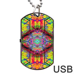 Blast Off Dog Tag Usb Flash (two Sides) by Thespacecampers