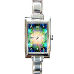 Blastamine Rectangle Italian Charm Watch by Thespacecampers