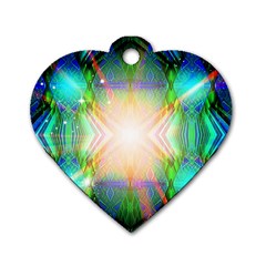 Blastamine Dog Tag Heart (two Sides) by Thespacecampers