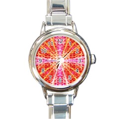 Bursting Energy Round Italian Charm Watch by Thespacecampers