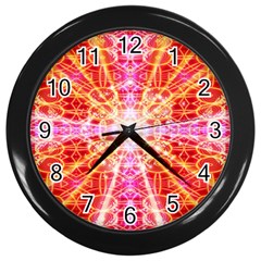 Bursting Energy Wall Clock (black) by Thespacecampers