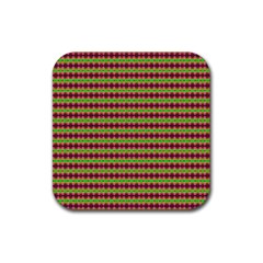 Claus And Effect Rubber Coaster (square) by Thespacecampers