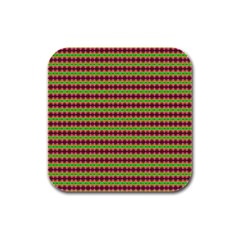 Claus And Effect Rubber Square Coaster (4 Pack) by Thespacecampers