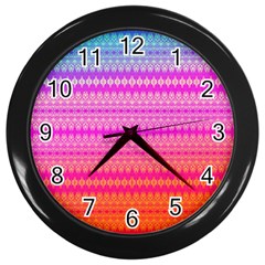 Daydreams Wall Clock (black) by Thespacecampers