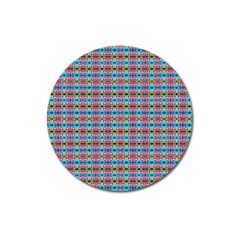 Dots On Dots Magnet 3  (Round)