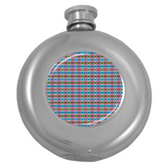 Dots On Dots Round Hip Flask (5 oz)