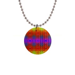 Electric Sunset 1  Button Necklace by Thespacecampers