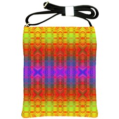 Electric Sunset Shoulder Sling Bag