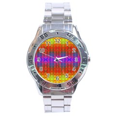 Electric Sunset Stainless Steel Analogue Watch by Thespacecampers