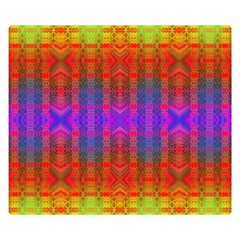 Electric Sunset Double Sided Flano Blanket (small)  by Thespacecampers