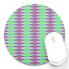 Electro Stripe Round Mousepads by Thespacecampers