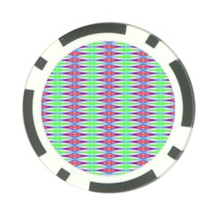 Electro Stripe Poker Chip Card Guard by Thespacecampers