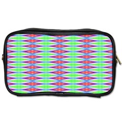 Electro Stripe Toiletries Bag (one Side) by Thespacecampers