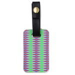 Electro Stripe Luggage Tag (one side) Front