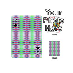 Electro Stripe Playing Cards 54 Designs (mini) by Thespacecampers