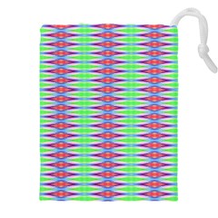 Electro Stripe Drawstring Pouch (4xl) by Thespacecampers