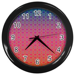 Energetic Flow Wall Clock (black) by Thespacecampers