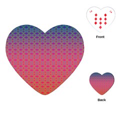 Energetic Flow Playing Cards Single Design (heart) by Thespacecampers