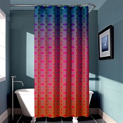 Energetic Flow Shower Curtain 36  X 72  (stall)  by Thespacecampers