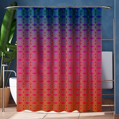 Energetic Flow Shower Curtain 60  X 72  (medium)  by Thespacecampers