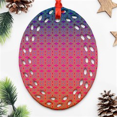 Energetic Flow Ornament (oval Filigree) by Thespacecampers