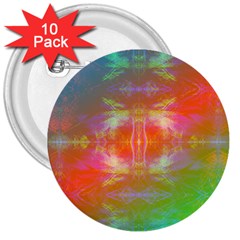 Faded Consciousness 3  Buttons (10 Pack)  by Thespacecampers