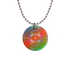 Faded Consciousness 1  Button Necklace by Thespacecampers