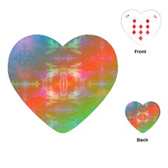 Faded Consciousness Playing Cards Single Design (heart) by Thespacecampers