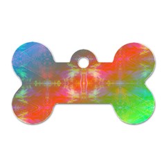 Faded Consciousness Dog Tag Bone (two Sides) by Thespacecampers