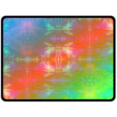 Faded Consciousness Fleece Blanket (large)  by Thespacecampers