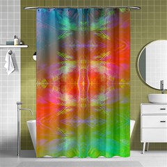 Faded Consciousness Shower Curtain 48  X 72  (small)  by Thespacecampers